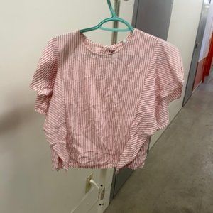 Zara ruffle top